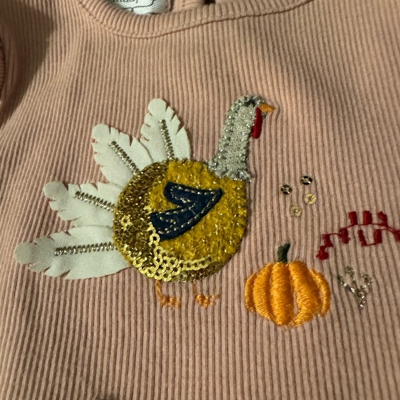 Mud Pie Baby Thanksgiving Outfit 6 9 months - Picture 4 of 10
